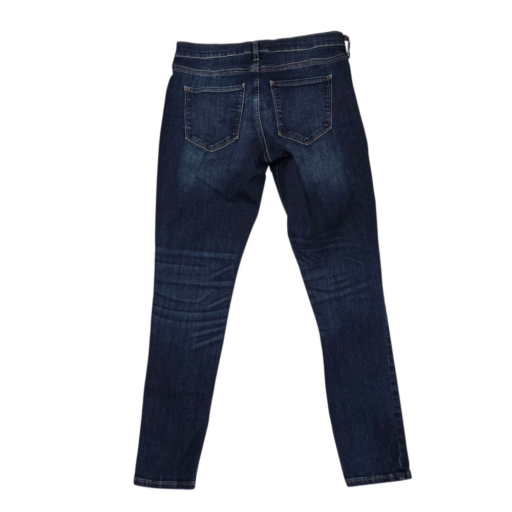 GAP Women‎ Dark Wash Distressed Skinny Jeggings Size 30 - Picture 7 of 8